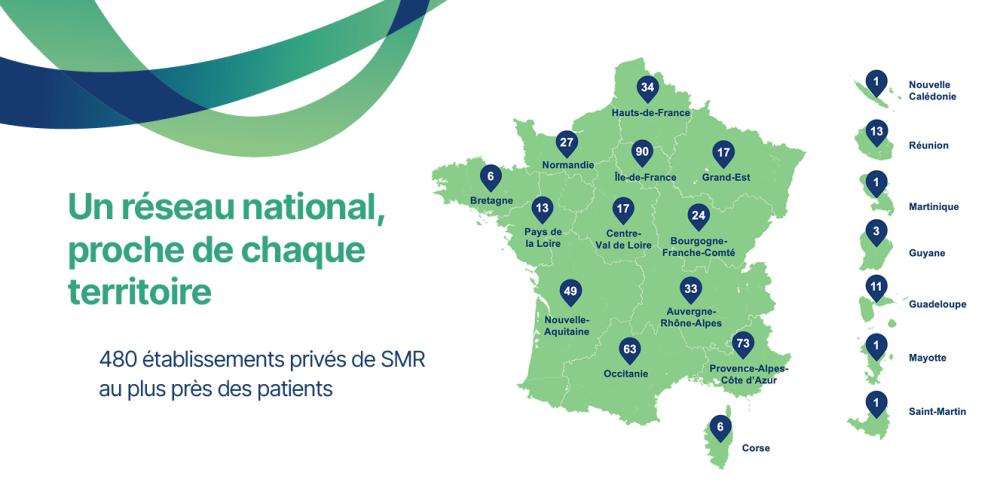 Un réseau national proche de chaque teritoire