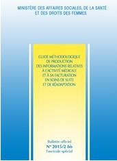 Guide Méthodologique SSR 2015 fasicule spécial Publication officielle du guide méthodologique SSR 2015